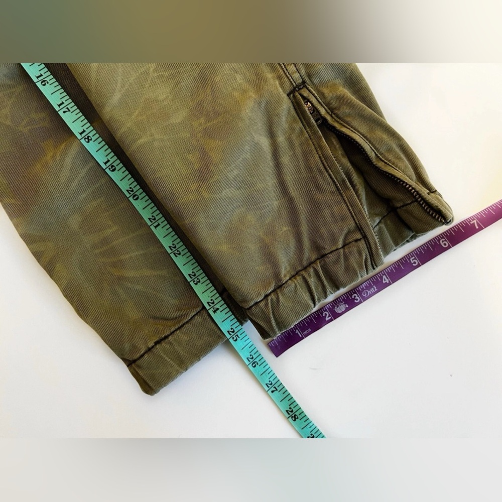 Anthropologie Sanctuary Peace Trooper Camo Cargo Pants Women’s 25 Floral Green - Picture 9 of 12